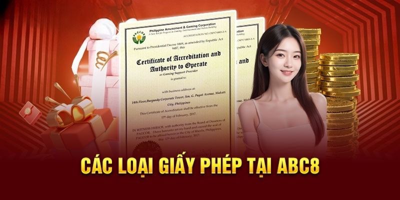 Top 3 giấy phép uy tín nhất mà ABC8 được nhận